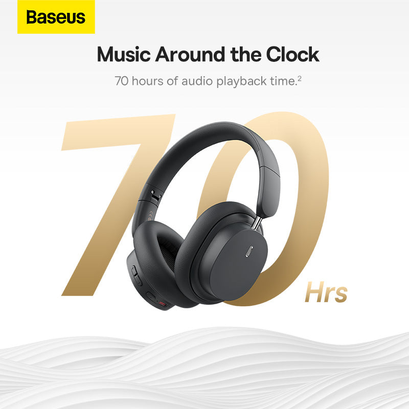 Baseus Bowie D05 Wireless Headphones Grey