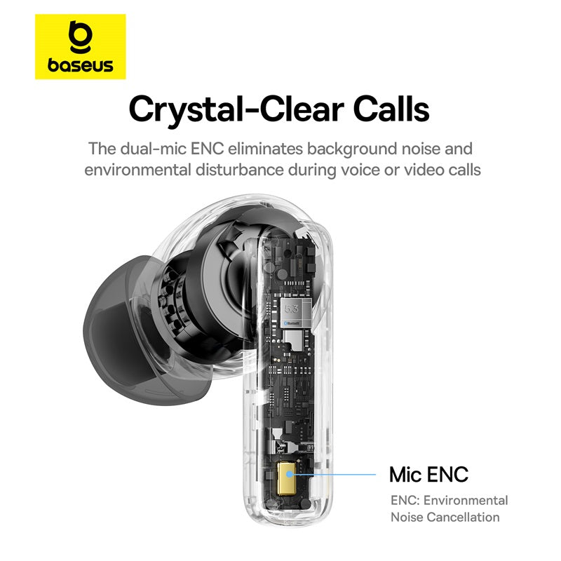 Baseus Bowie E20 True Wireless Earphones Cluster Black