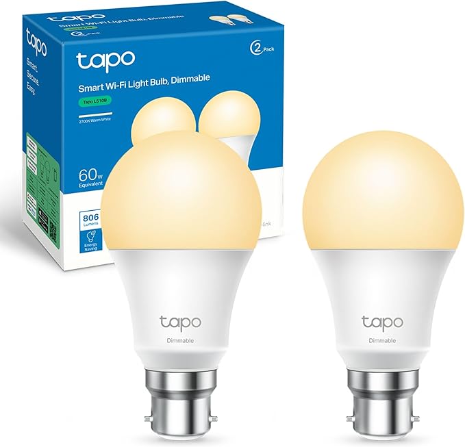 TP-LINK PACK DE 2 AMPOULES CONNECTÉES WIFI Tapo – L510B (2-pack)