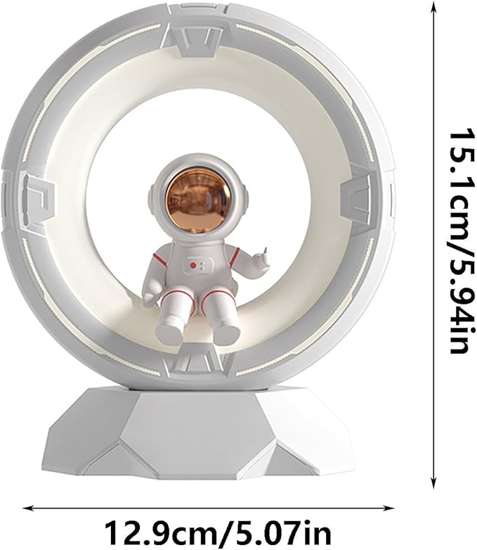 Astronaute - Veilleuse LED Nomade 3 Couleurs, Design Spatial, USB et Rechargeable