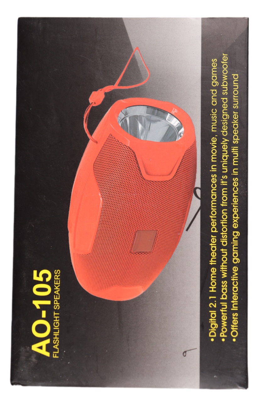 Enceinte Portable avec Lampe Torche (AO-105)