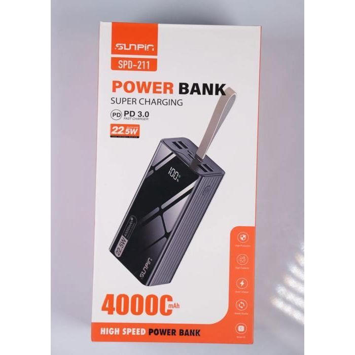 Bank d'énergie SUNPIN 4000mAh