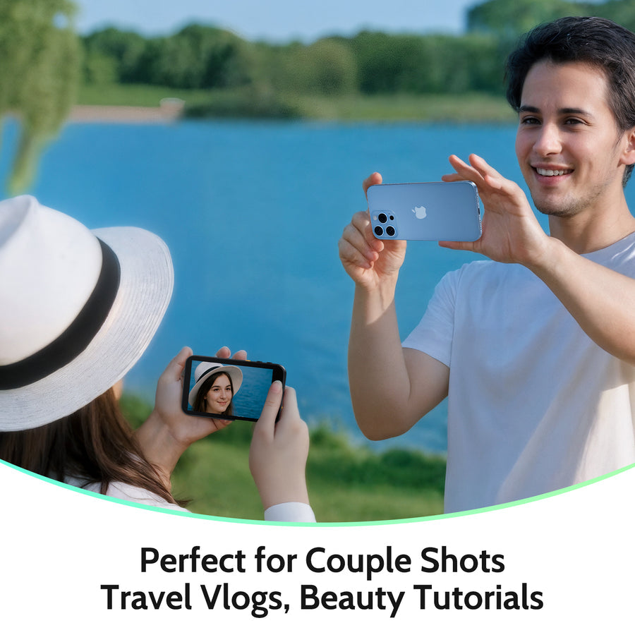 Écran Selfie Magnétique Lemorele R600 avec Télécommande Bluetooth