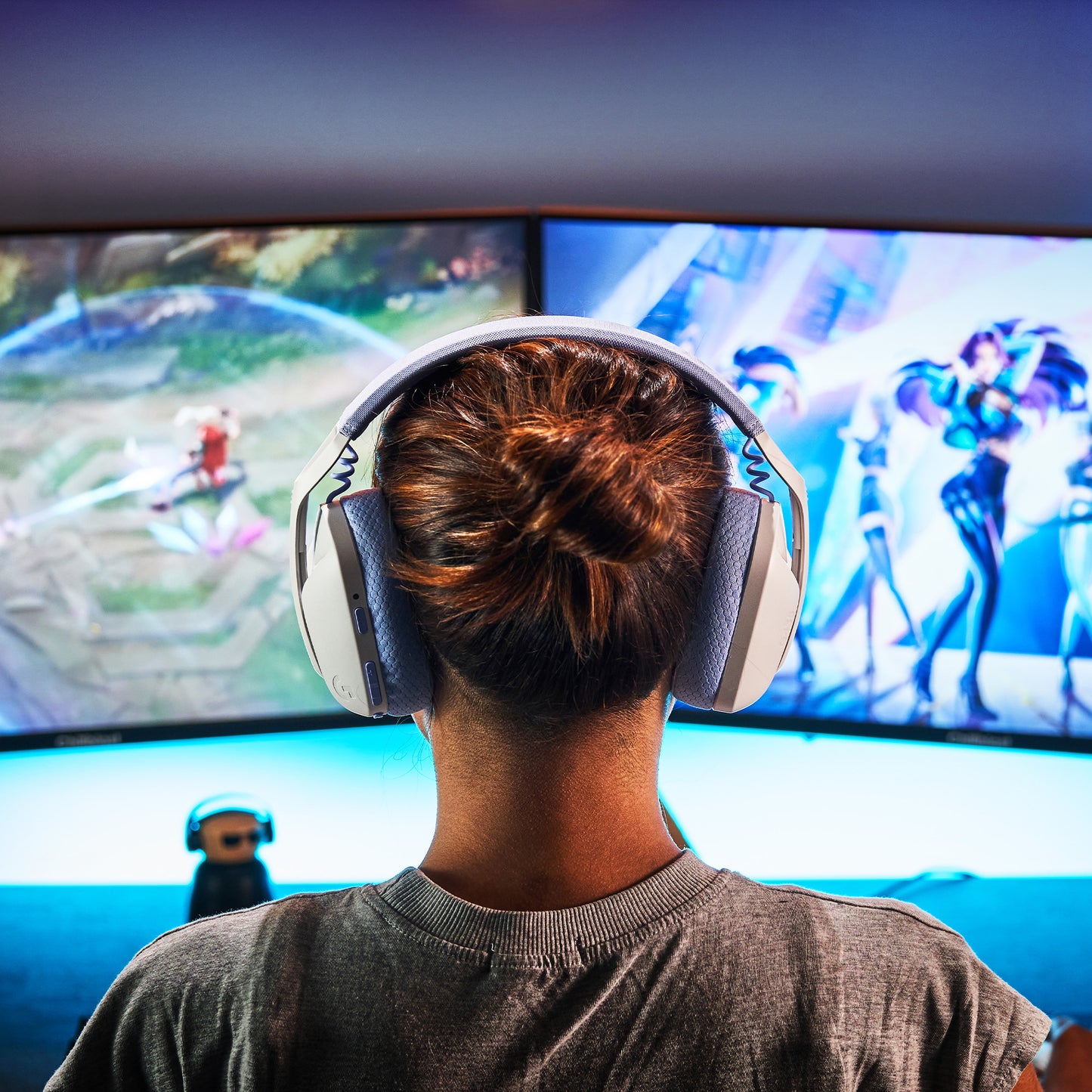 Logitech G G435 Casque Sans fil Arceau Jouer Bluetooth Blanc