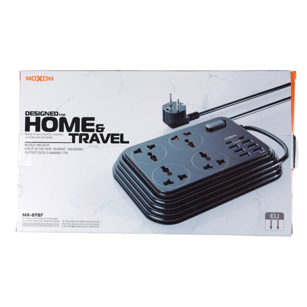 MULTIPRISE INTELLIGENTE DE VOYAGE 2 MÈTRES MX-ST07