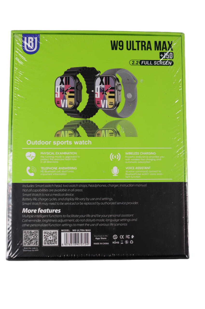 Pack Montre W9 (W9 Ultra Max)