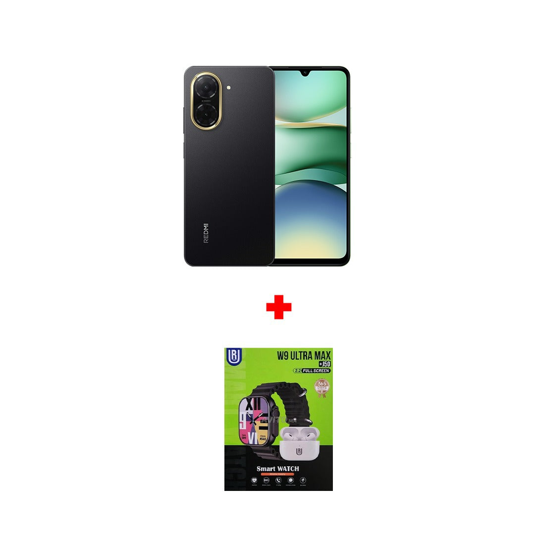 Pack Smartphone Redmi A5 + Montre Connectée W9 Ultra Max et Écouteurs Sans Fil : L’Essentiel Connecté à Portée de Main