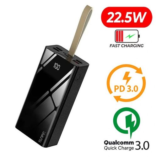 SUNPIN Power Bank 30000mAh Super Fast Charging 30000 mAh - PD Quick Charge 3.0 - 22,5W