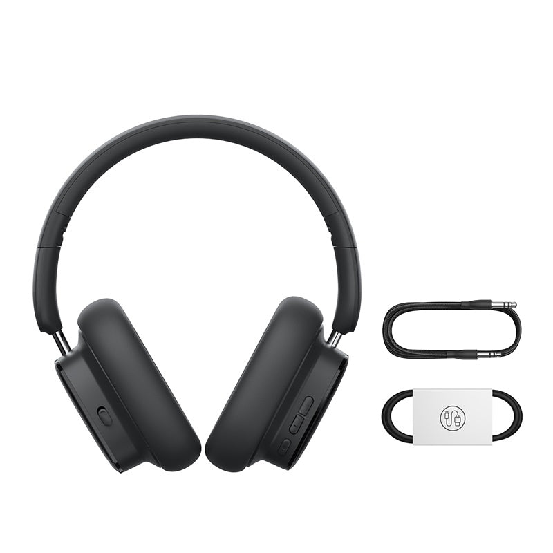 Baseus Bowie H1i Noise-Cancellation Wireless Headphones Cluster Black