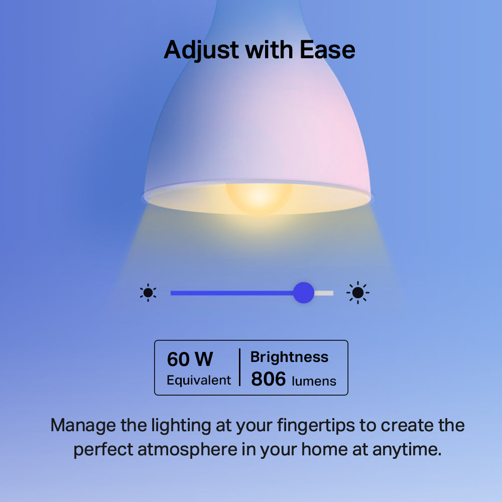 TAPO SMART WIFI LIGHT BULB MULTICOLOR E27 PACK DE 2