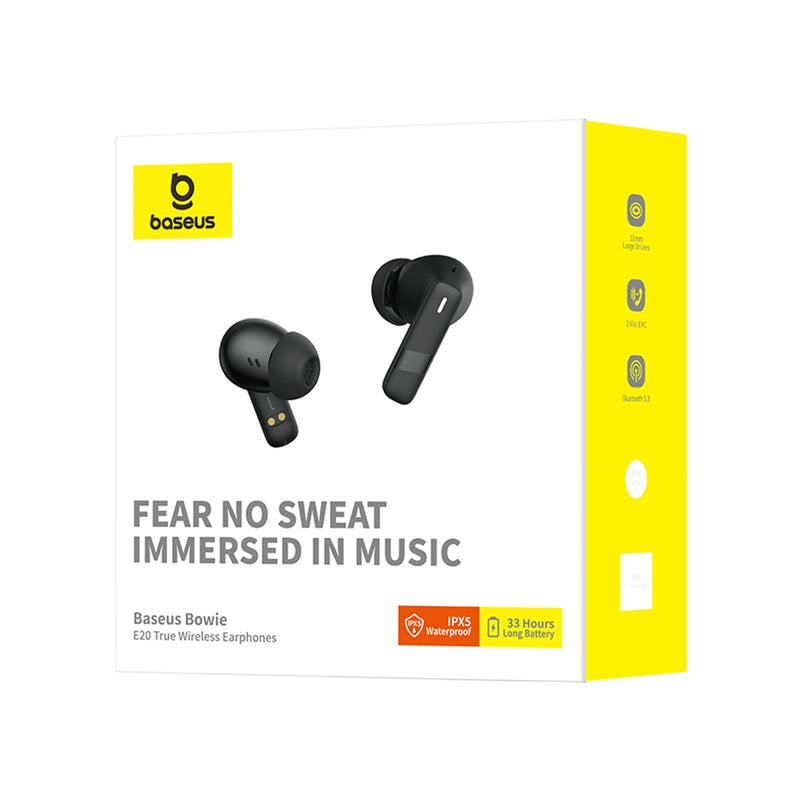 Baseus Bowie E20 True Wireless Earphones Cluster Black