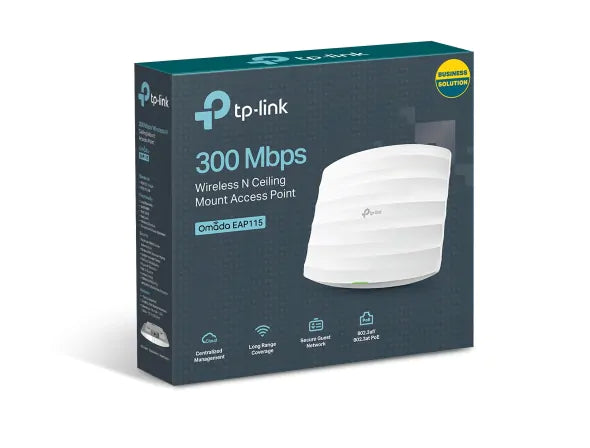 Point d’accès WiFi N 300 Mbps PoE – Plafonnier -EAP115