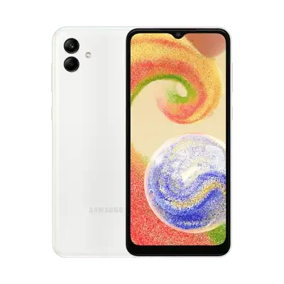 SAMSUNG Smartphone A04 White 6.5″ (SM-A045FZWGMWD)