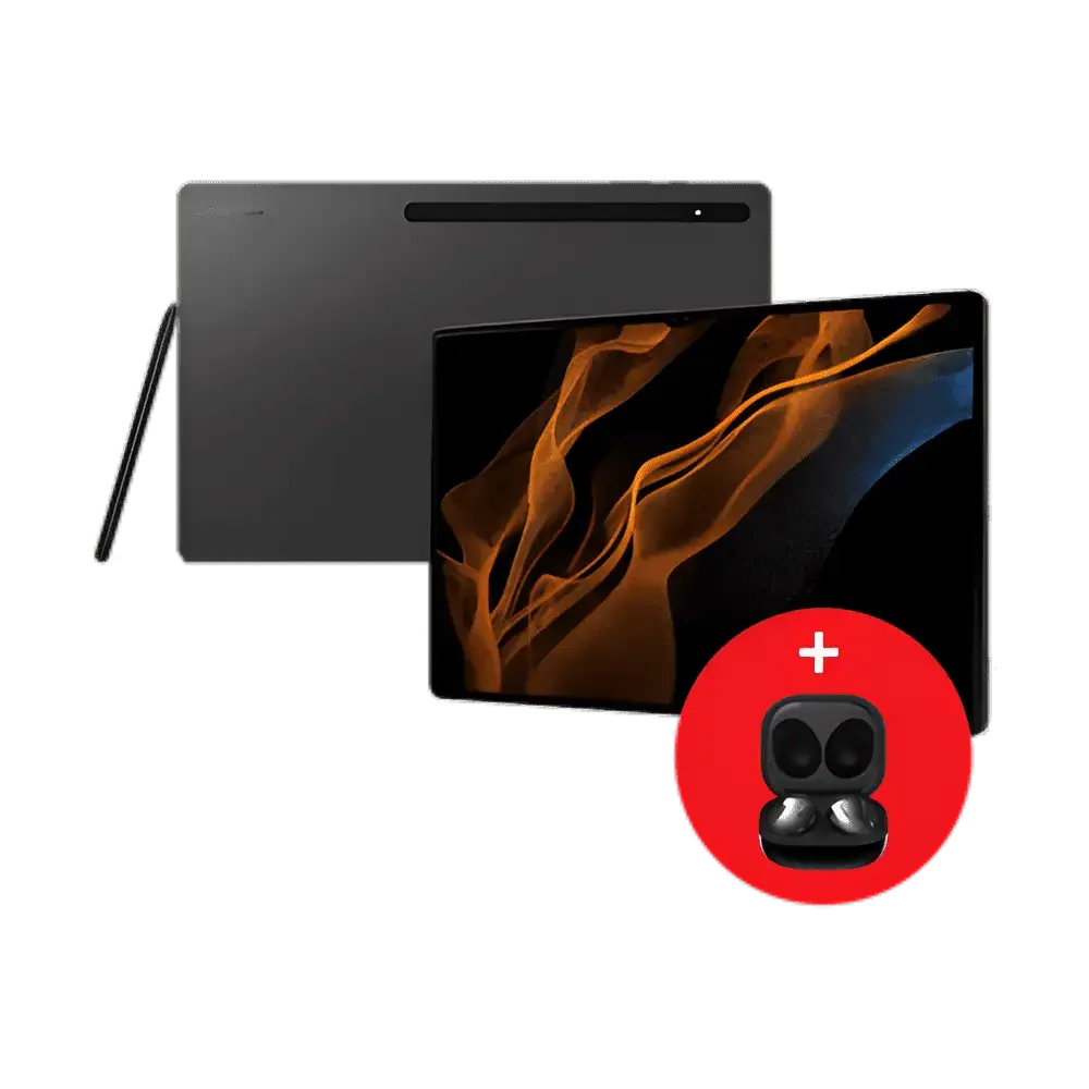 SAMSUNG Tablette Tab S8Ultra Noir 14.6″ Octa Core 16Go 512Go Android 5G (SM-X906BZAFMWD)