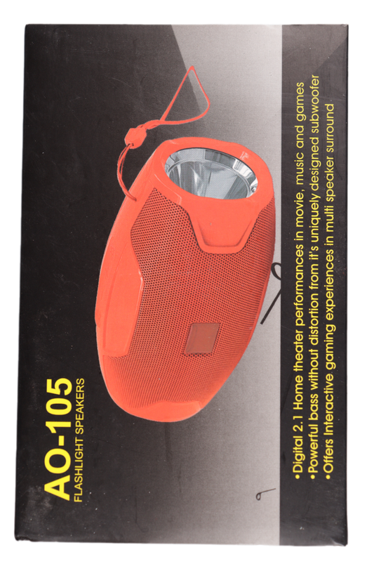Enceinte Portable avec Lampe Torche (AO-105)