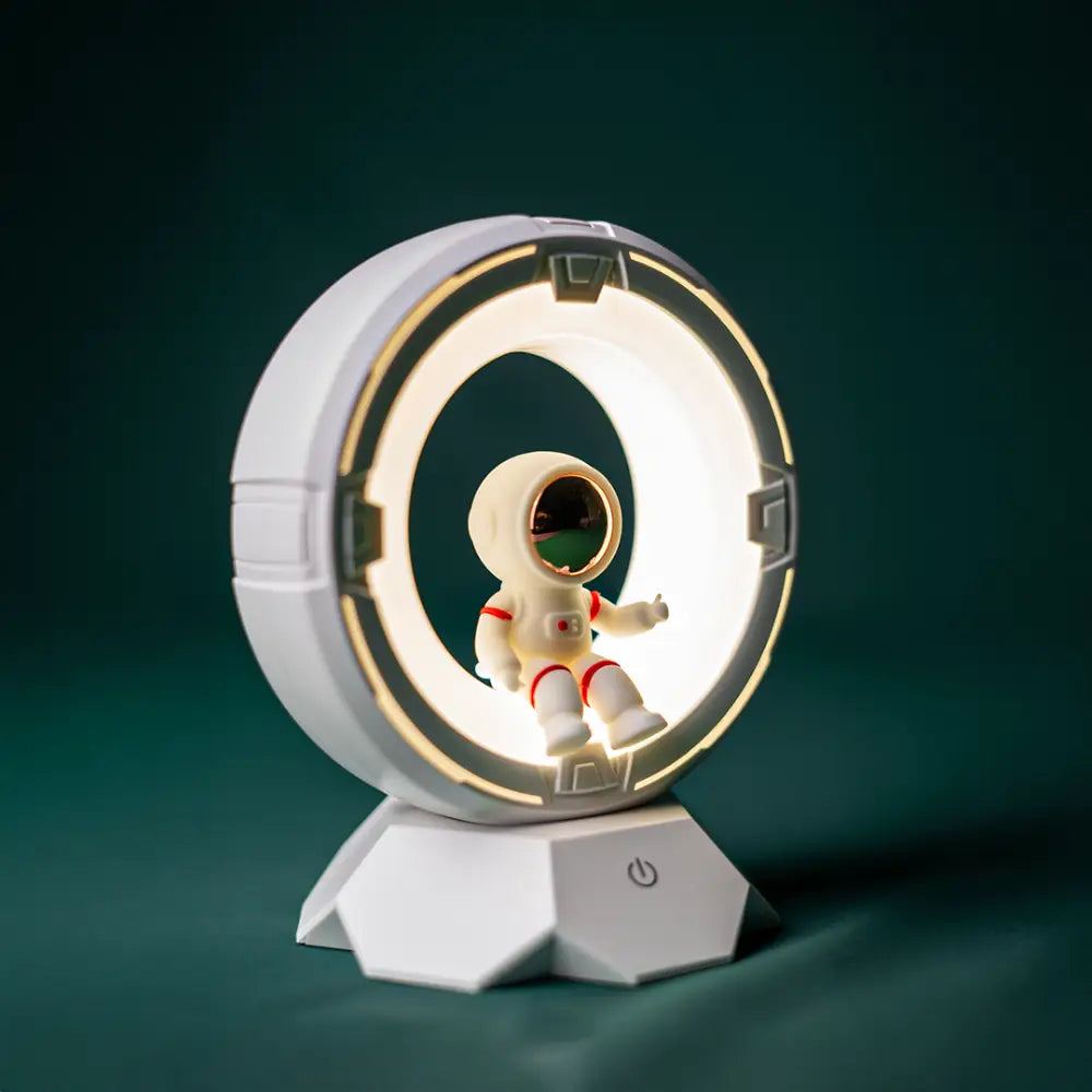 Astronaute - Veilleuse LED Nomade 3 Couleurs, Design Spatial, USB et Rechargeable