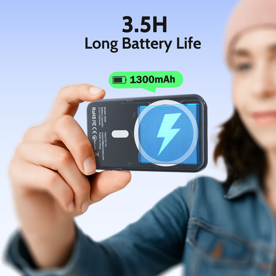 Écran Selfie Magnétique Lemorele R600 avec Télécommande Bluetooth