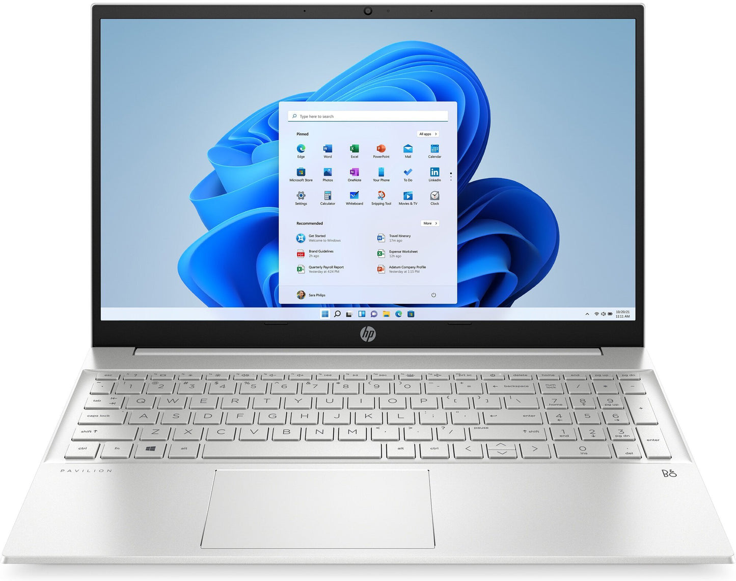 HP PAV 15 R7 8GB 512SSD W11H SILVER 1Y(845M4EA)
