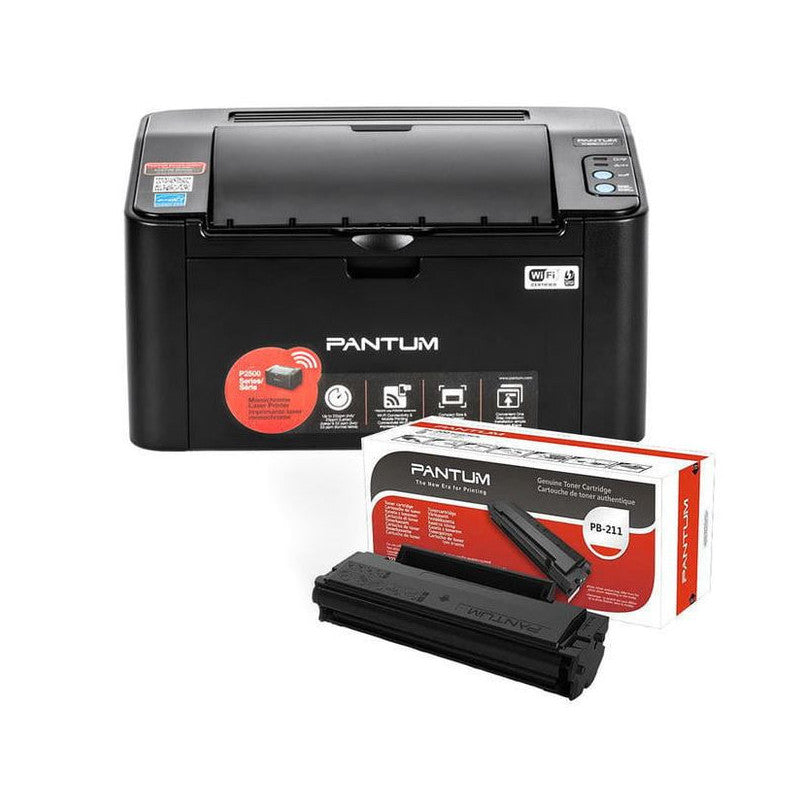 IMPRIMANTE PANTUM LASER MONOCHROME P2500W A4 22PPM WIFI