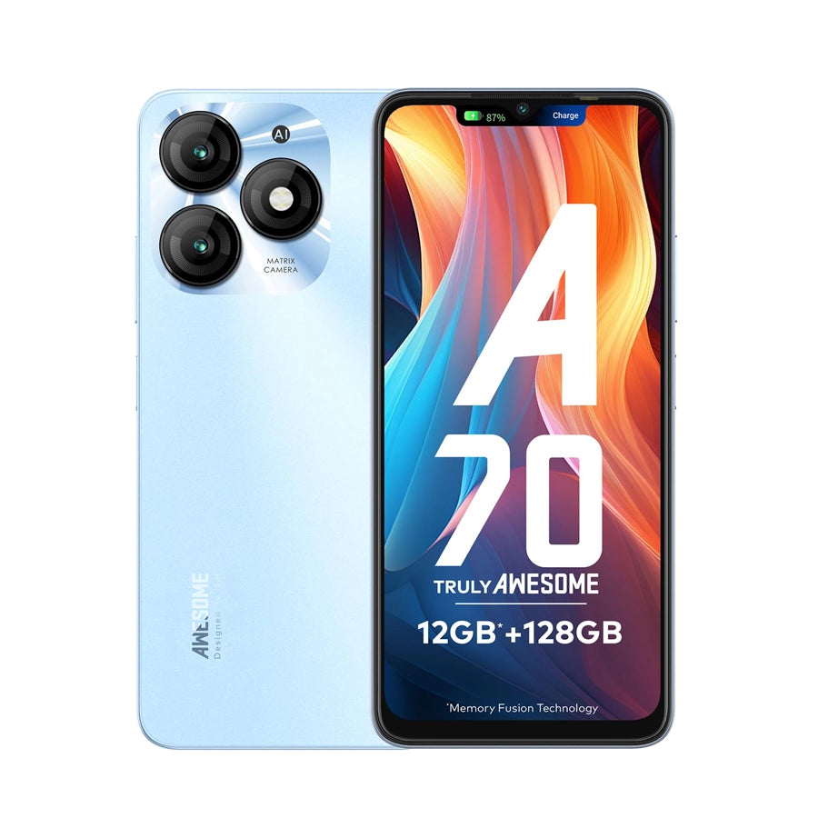 Pack Smartphone Itel A70 + Pack 2 en 1 Montre connectée W9 Ultra Max et Écouteurs sans fil